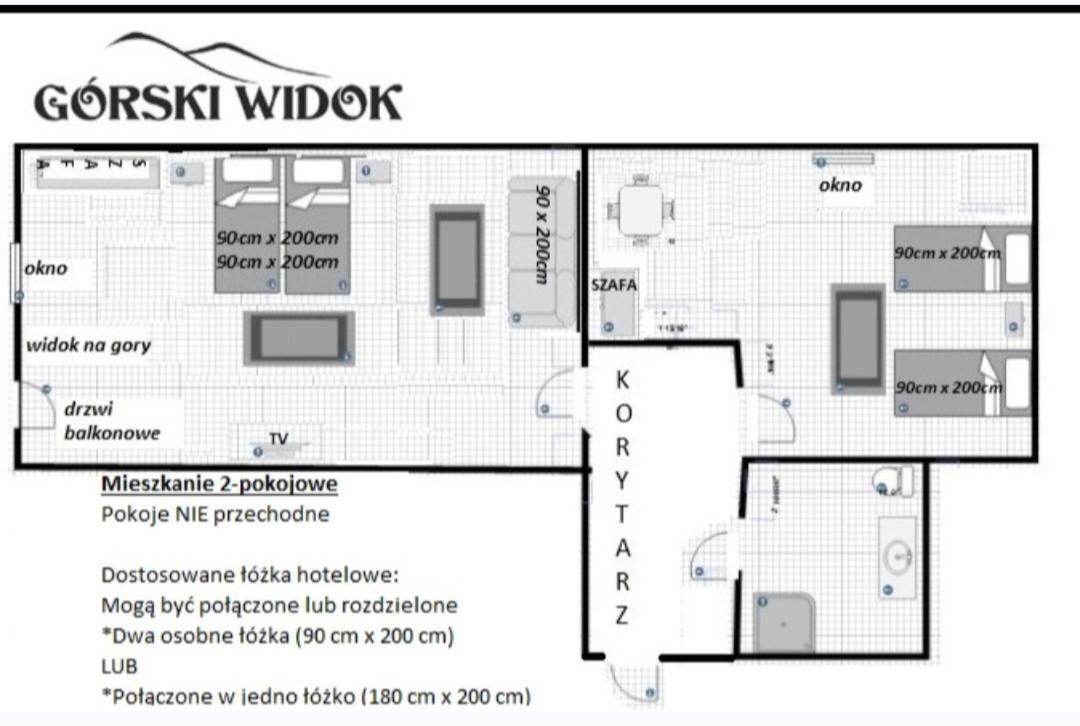 Gorski Widok Karpacz Apartamenty I Pokoje- Salon Kominkowy Kültér fotó