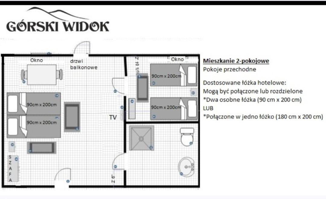Gorski Widok Karpacz Apartamenty I Pokoje- Salon Kominkowy Kültér fotó